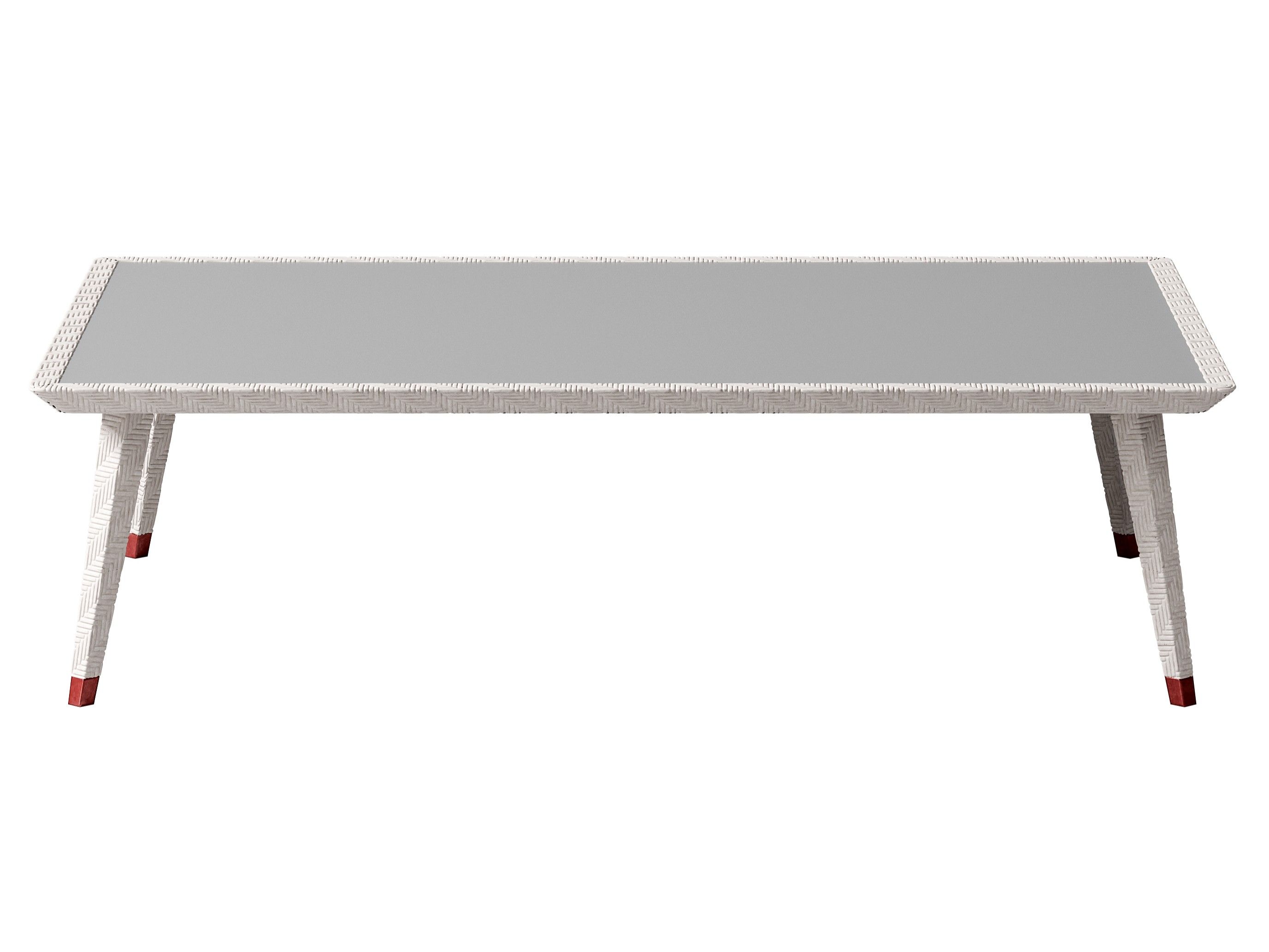 Низкий деревянный и керамический журнальный столик CPRN HOMOOD Outdoor ARCH-00095441 - Вид №1