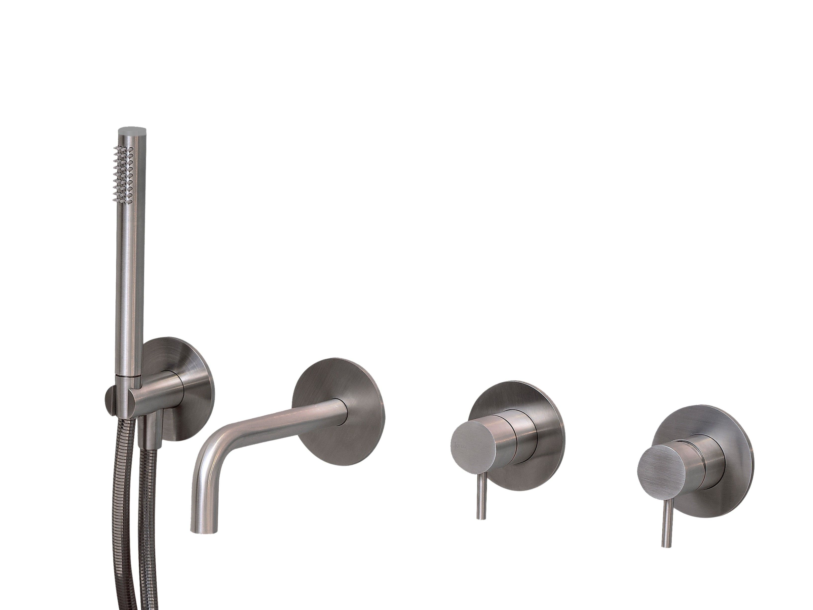 Смеситель для ванны из нержавеющей стали с ручным душем D LINE Qtoo ARCH-00082851