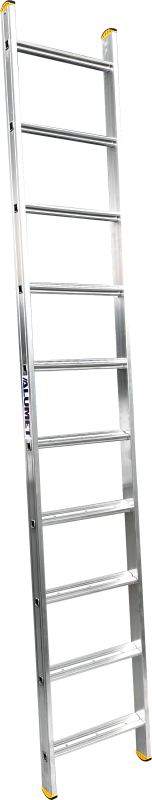 Алюминиевая односекционная приставная лестница HK1 5110 ALUMET 