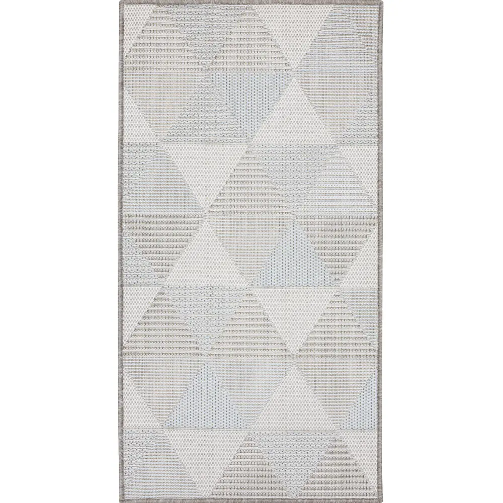 Циновка Дели 80x120 см полипропилен 84218_53311 цвет бирюзовый ROYALTAFT STLM-2082797 - Вид №1