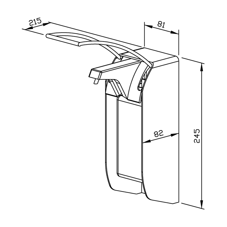 727120 Дозатор дезинфицирующего средства WP120 WAGNER_EWAR A-LINE Wagner Ewar  - Вид №1