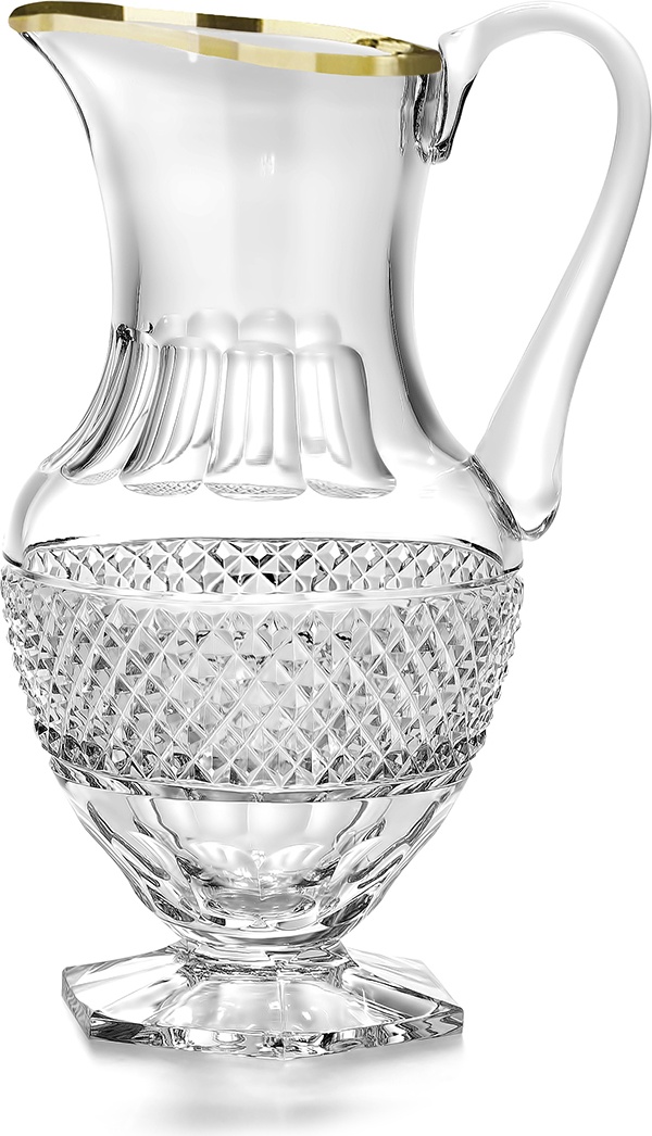 10631896 Avdeev Crystal Кувшин "Петергоф" на плитке Хрусталь 