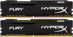 HX426C16FBK2/32 32gb 2666mhz ddr4 cl16 dimm (kit of 2) hyperx fury black Kingston