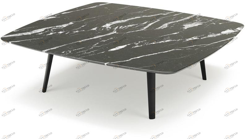 MisuraEmme Низкий квадратный мраморный журнальный столик Atelier sun-id-1378797