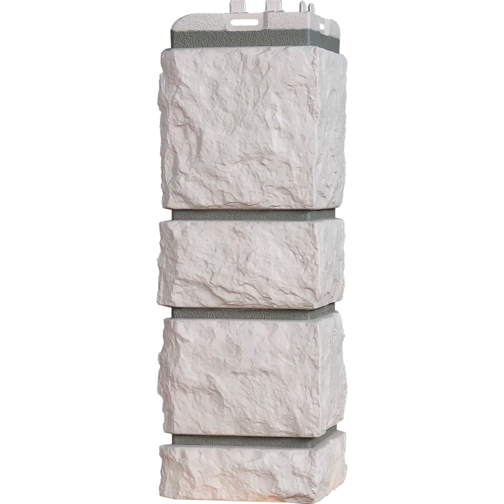 Угол наружный Grand Line Камелот цвет молочный шов RAL 7006 STLM-2207843