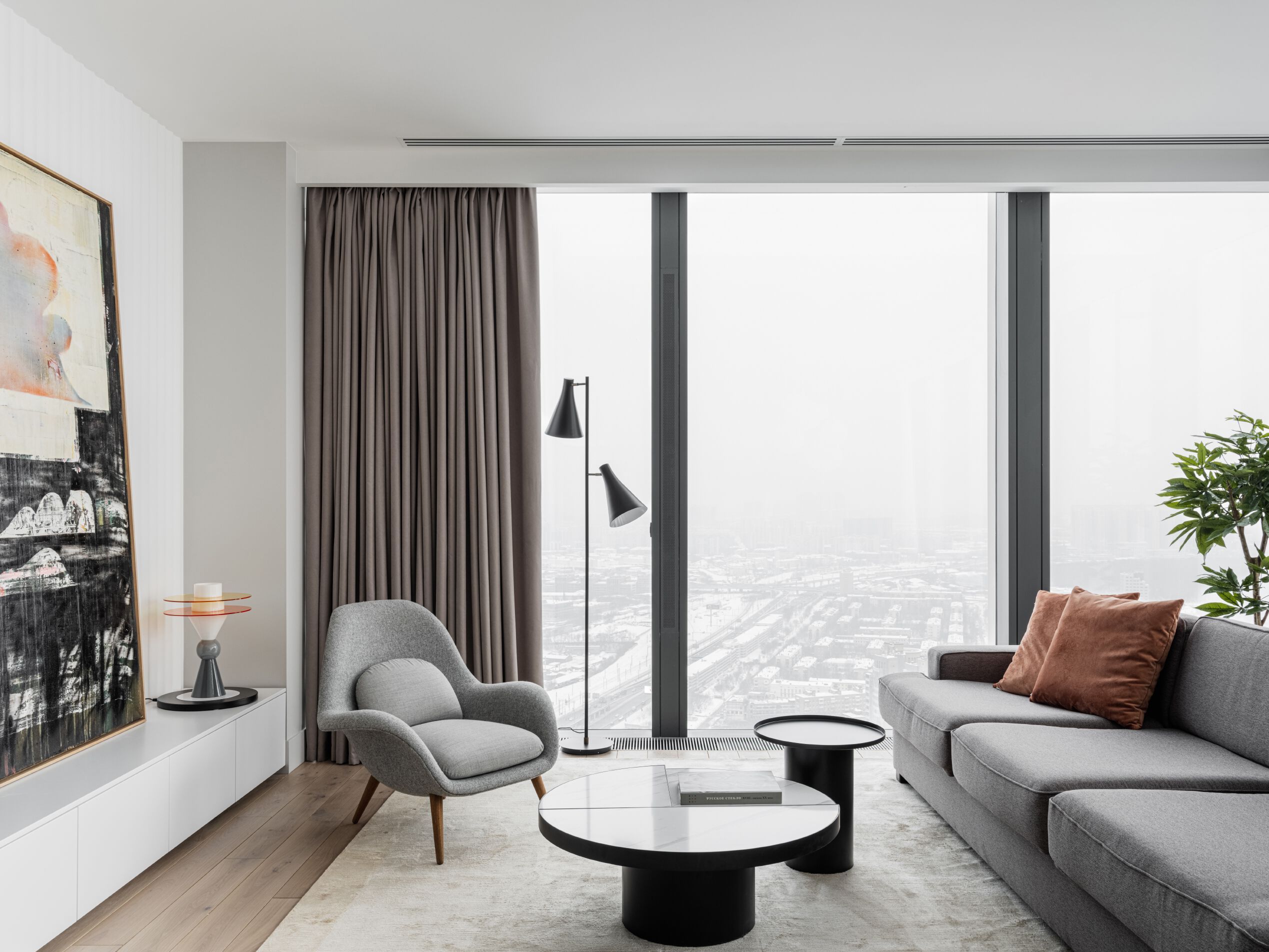 Прямоугольный ковер ручной работы Tapis Rouge цветной блок ARCH-00138835 - Вид №5