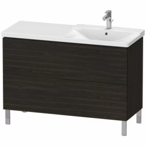 LC660306969 Тумбочка напольная L-Cube #LC6603 1220 x 481 мм Орех брашированный (натуральный шпон)