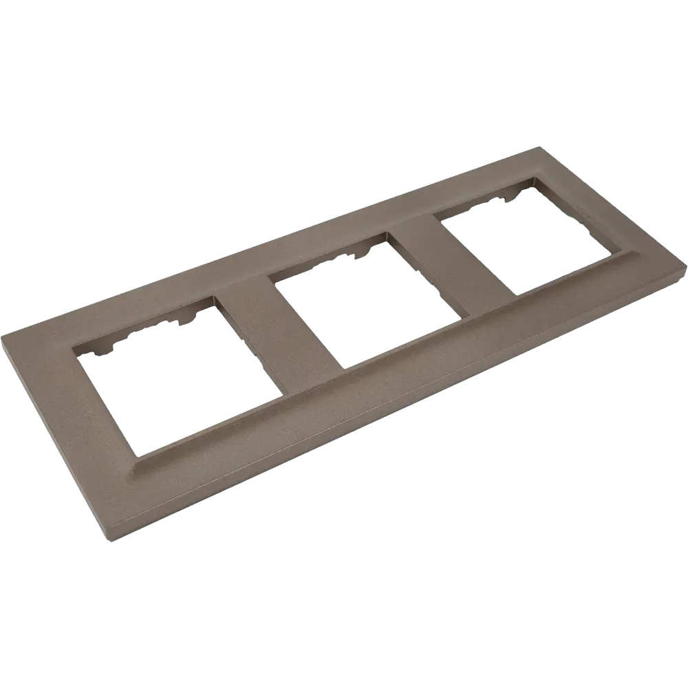 Рамка для розеток и выключателей Legrand Structura 3 поста, цвет шампань 82064684 STLM-2125252 - Вид №2