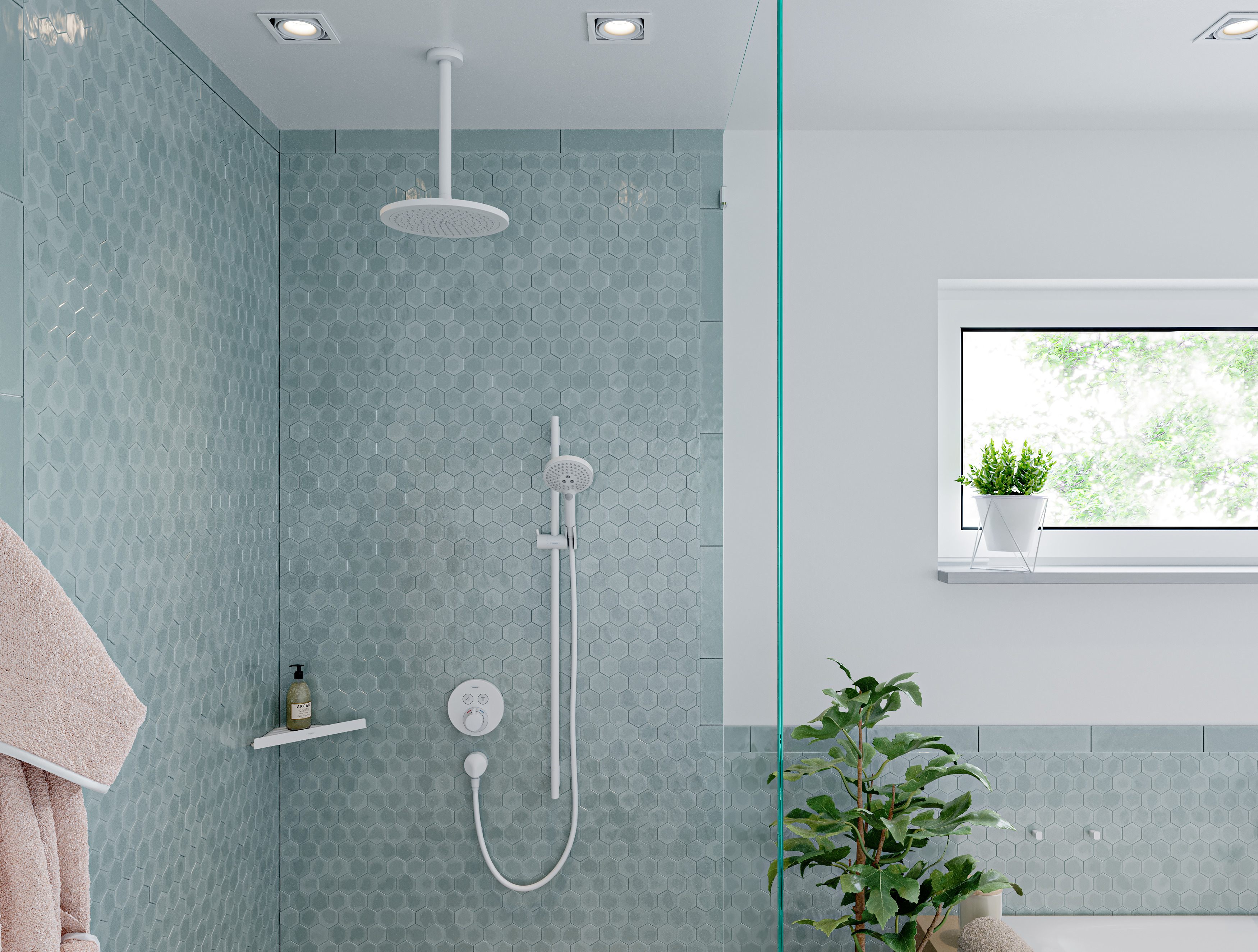 15743700 ShowerSelect S Термостат для скрытого монтажа, 2 функции Hansgrohe  - Вид №5