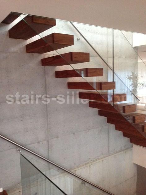 Siller Treppen Консольная лестница из дерева и стекла Cantilevered stairs sun-id-1388106 - Вид №2