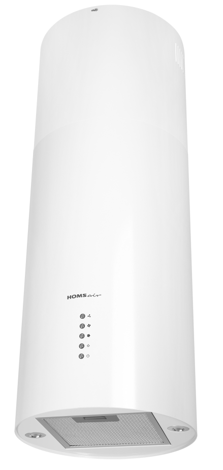 9039431 Вытяжка островная HOMSair ART 1050IS 35 белый STDN-0098289 - Вид №1