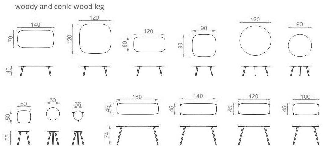 B&T Design Сервиз квадратный Woodplate sun-id-1474292 - Вид №5