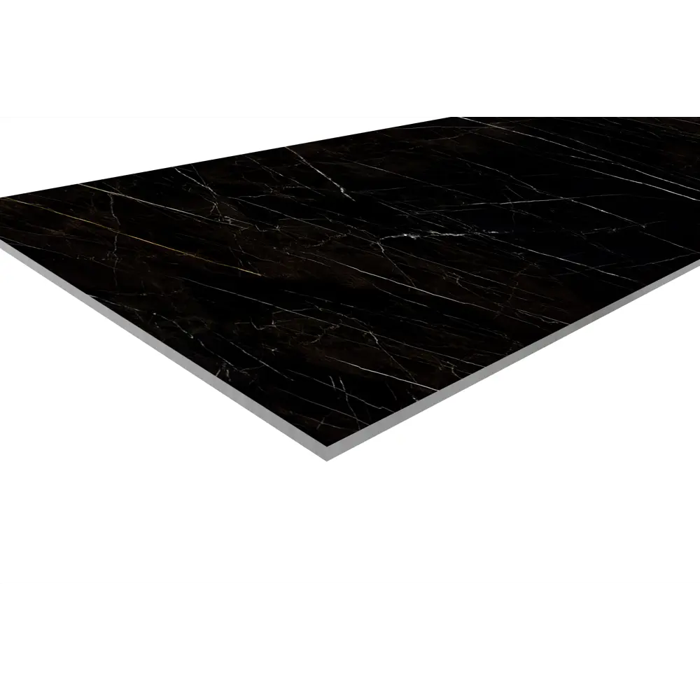 Стеновая панель Alumoart Bruno Perla Mocco 46.1.4 60x0.4x240 см алюминий цвет черный мрамор 88887744 STLM-2089107  - Вид №1