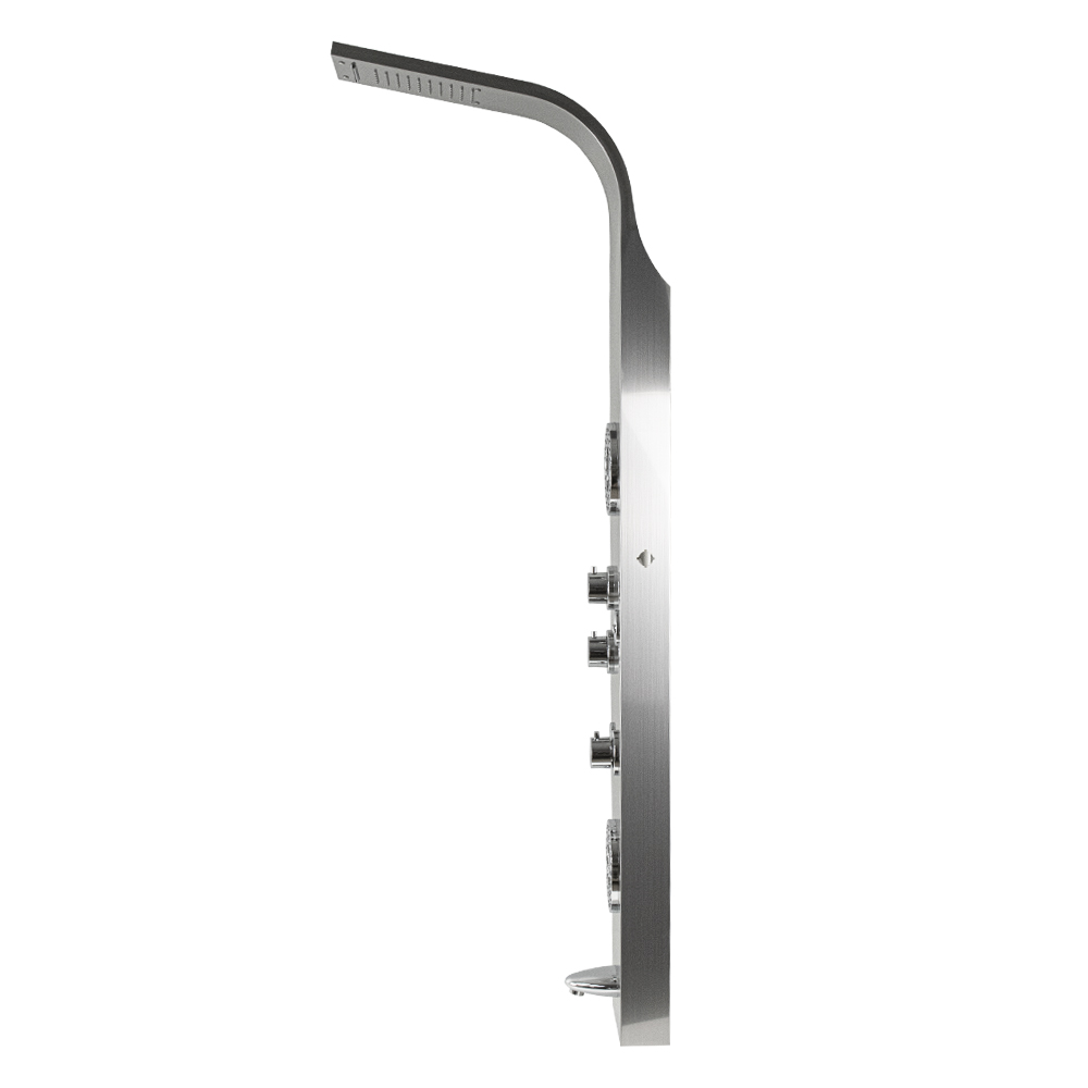 GFmark - Душевая панель - "тропический душ" с двумя лейками, корпус ЗАЦАРАПАННАЯ, нержавеющая сталь марки 304, код: 5518  - Вид №4