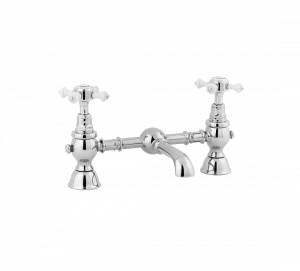 Gentry Home Смеситель для раковины от центра к центру 2 отверстия под смеситель 200 мм Chelsea Хром GH100635