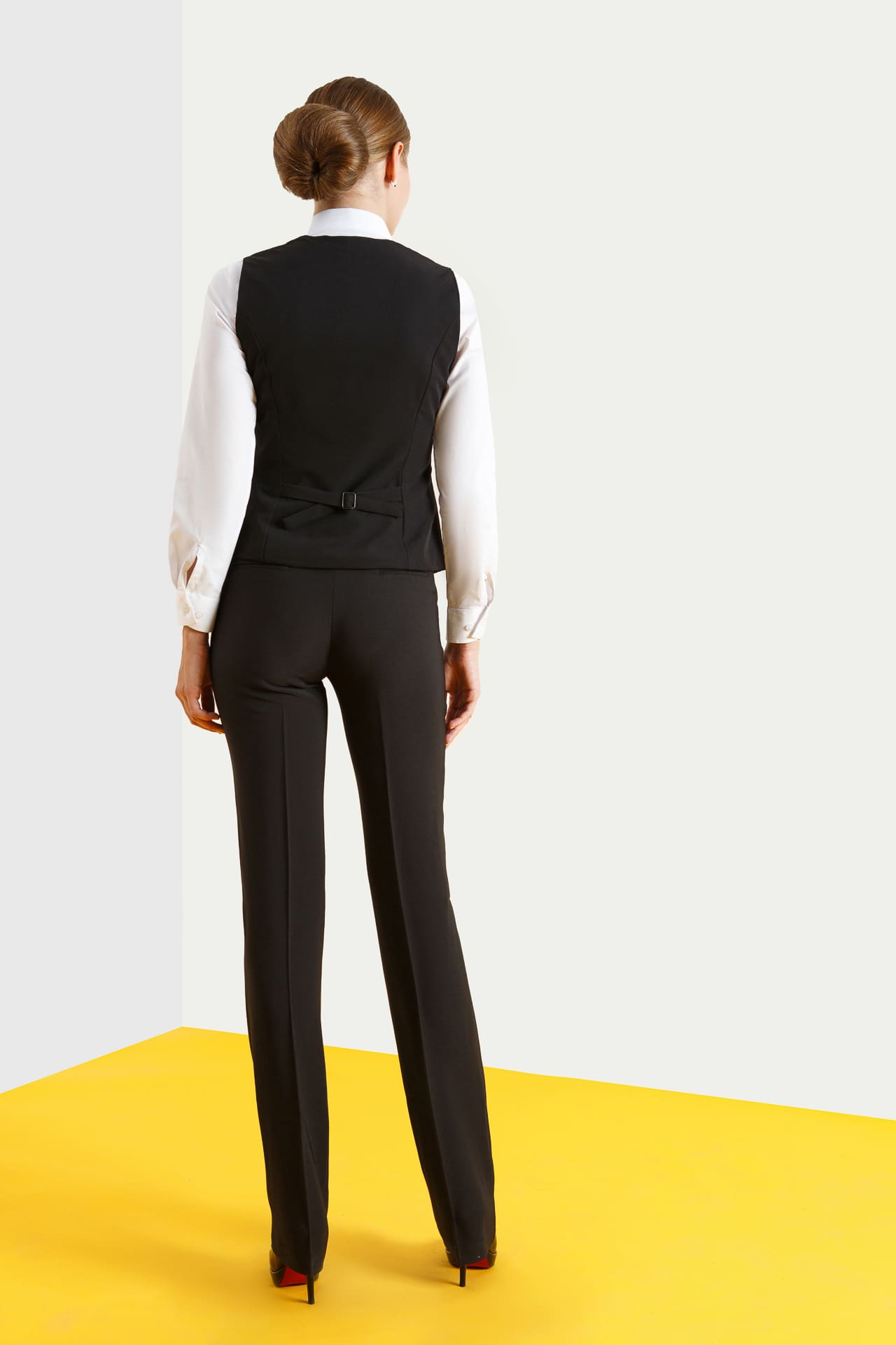 62877 Жилет  женский BLACK El-Risto  Одежда для официантов  размер 54  - Вид №5