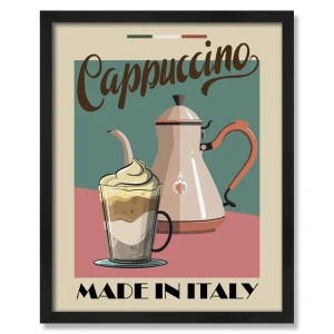 POSTERMARKET Картина 'Капучино' в современной раме 40×50 см 89394663