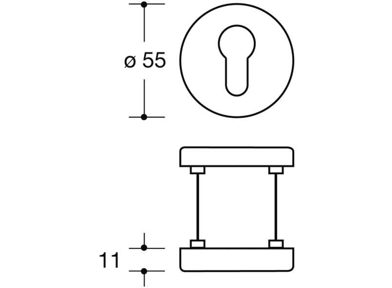 306.23PBESRC защитная розетка HEWI System 111 | Polyamid  - Вид №6