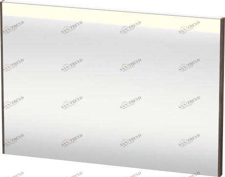 BR700305151 Brioso Зеркало с подсветкой Сосна коричневая, декор Duravit