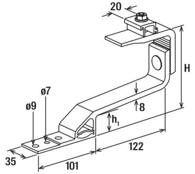 Система крепления алюминиевой черепицы FISCHER Fischer RH AL ARCH-00037817 - Вид №3