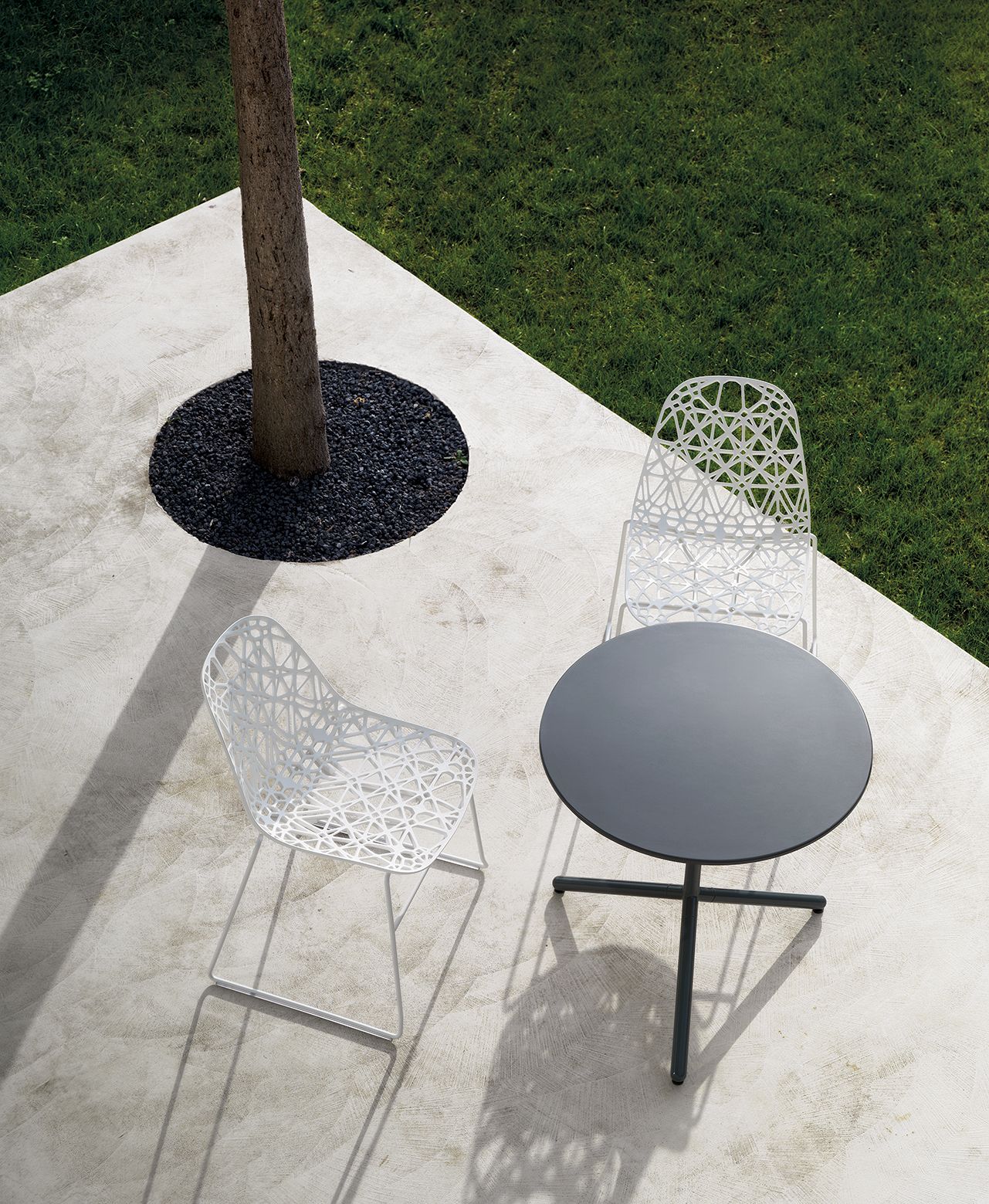 Квадратный обеденный стол с алюминиевым откидным верхом Crassevig Nett ARCH-00104533 - Вид №3