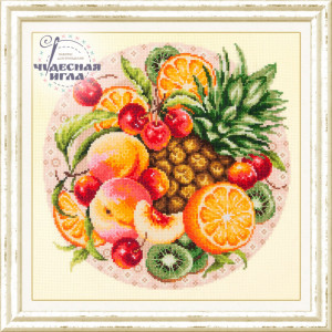 054-04 Экзотический микс Набор для вышивания Чудесная Игла 27 х 27 см Чудесная игла