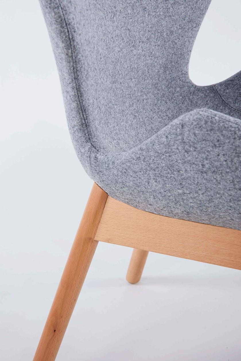 Grado Design Стул с подлокотниками и тканью и ножками из бука Wings Win-ch-03 - Вид №3