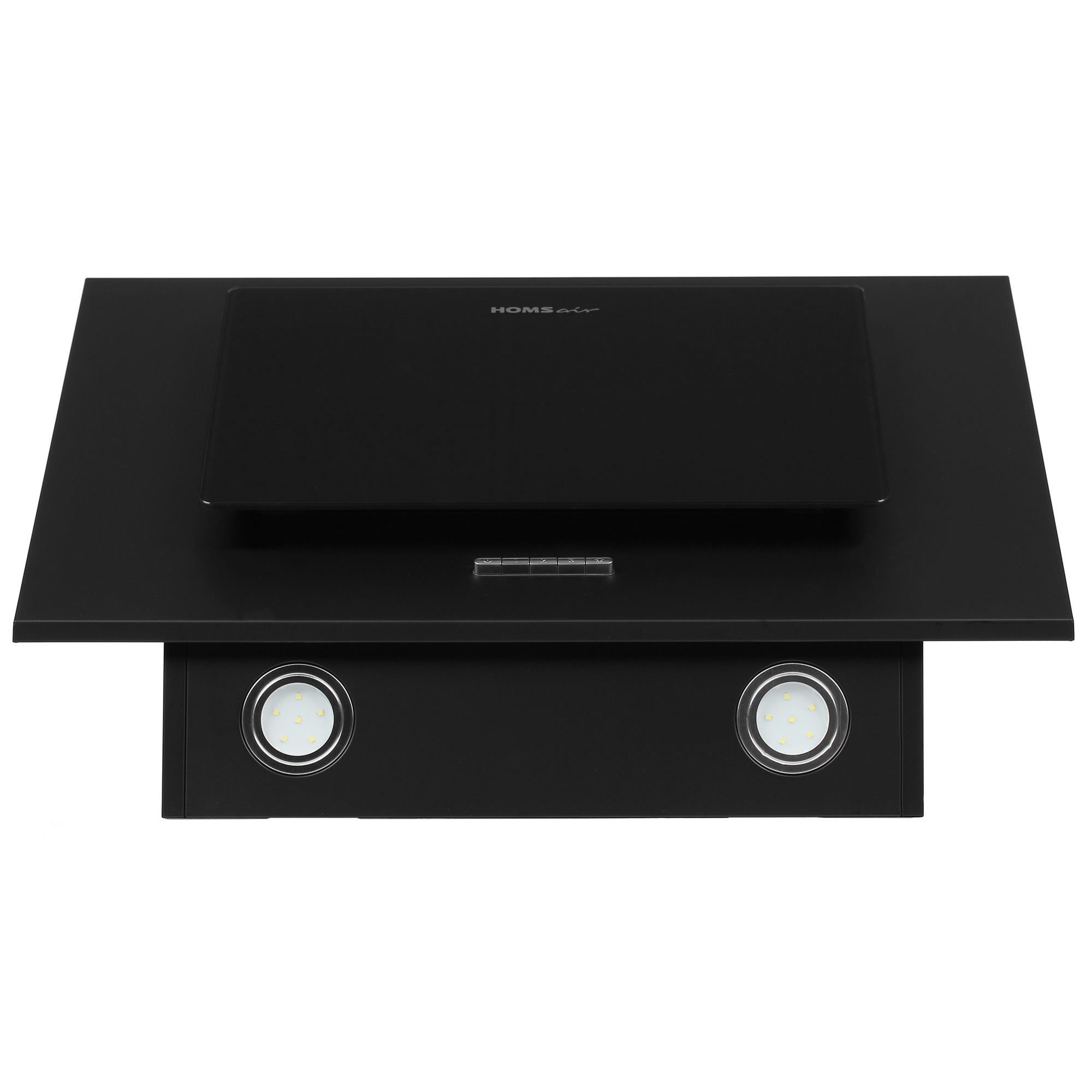 8160057 Вытяжка наклонная HOMSair BELL 60 черный/черный STDN-0001374 - Вид №6