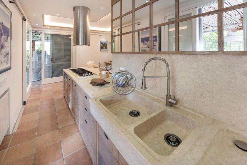 GH LAZZERINI Кухня из массива дерева на заказ с островом sun-id-1370405 - Вид №2