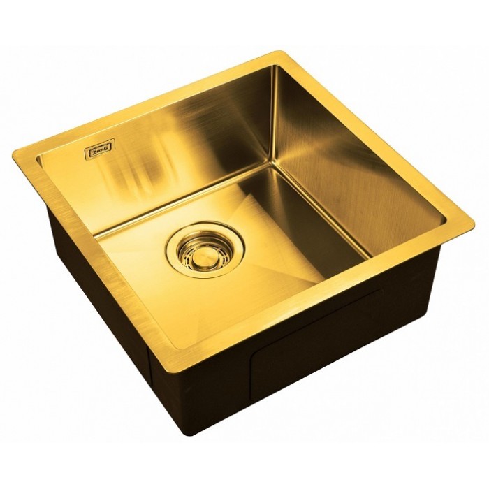 Zorg ZL R-480440 BRONZE Мойка кухонная прямоугольная Zorg  - Вид №1
