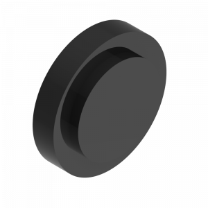 U2P-301 Маховик перелива Thg-paris Nihal porcelaine noire Покрытие PVD бронза