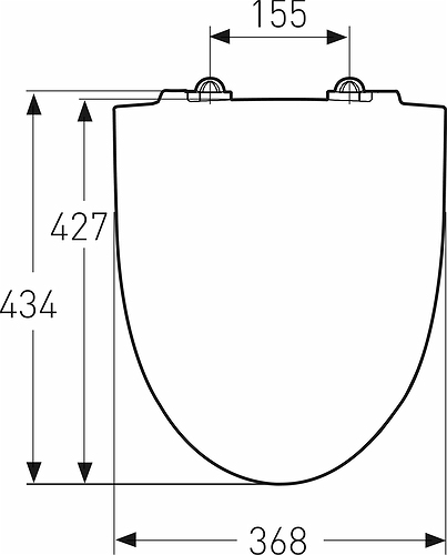 9157110001 Крышка сиденье для унитаза IDO Glow - Вид №6