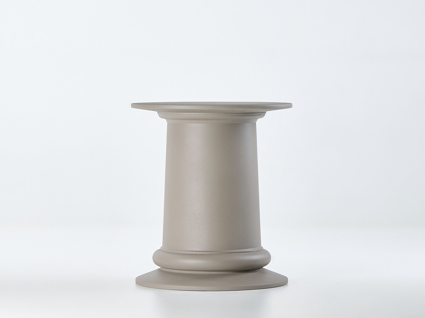 Перерабатываемый двухкомпонентный круглый садовый столик из смолы Ellemura ARCH-00026881 - Вид №1