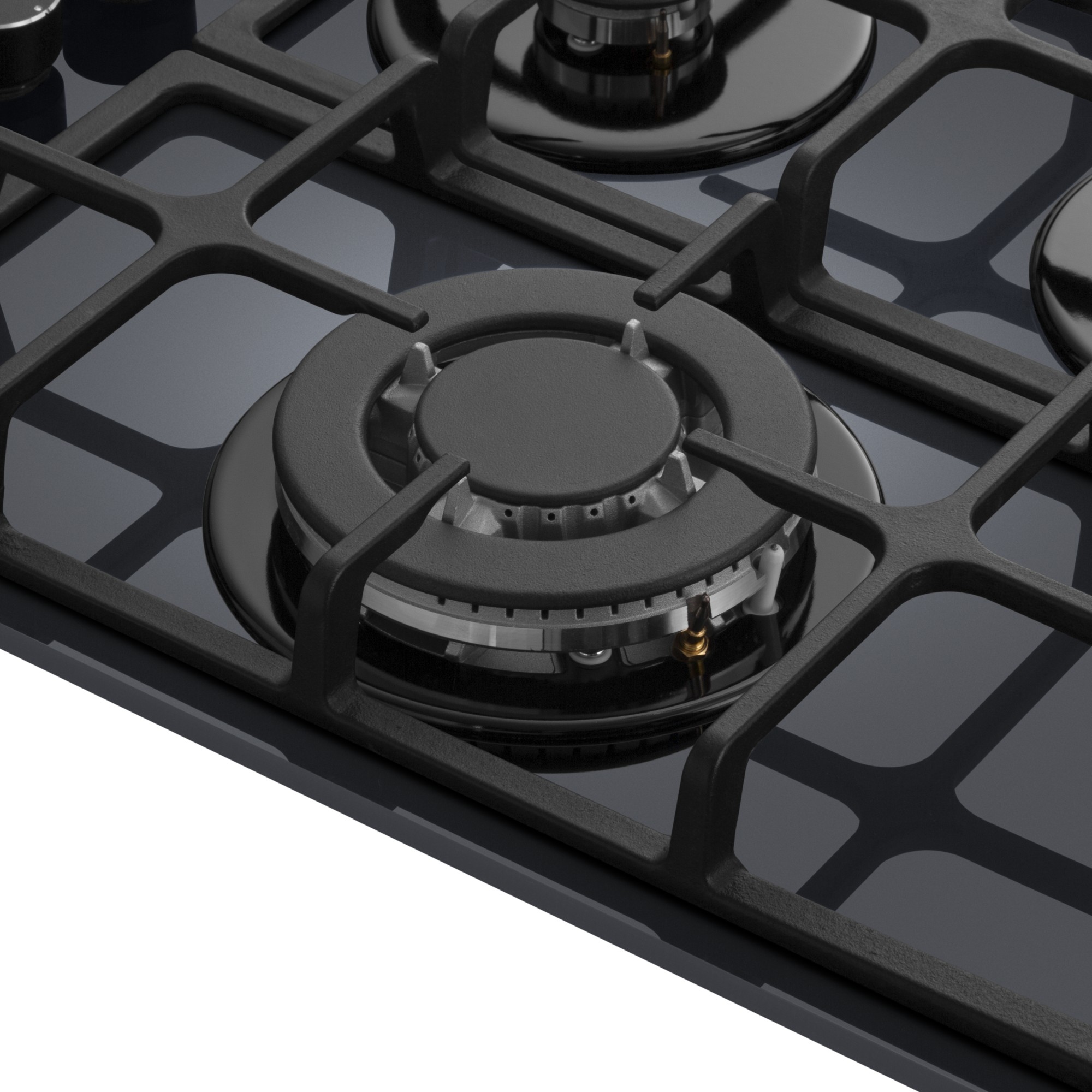 9202537 Газовая варочная поверхность Meferi MGH604GR GLASS ULTRA STDN-0064788 - Вид №5