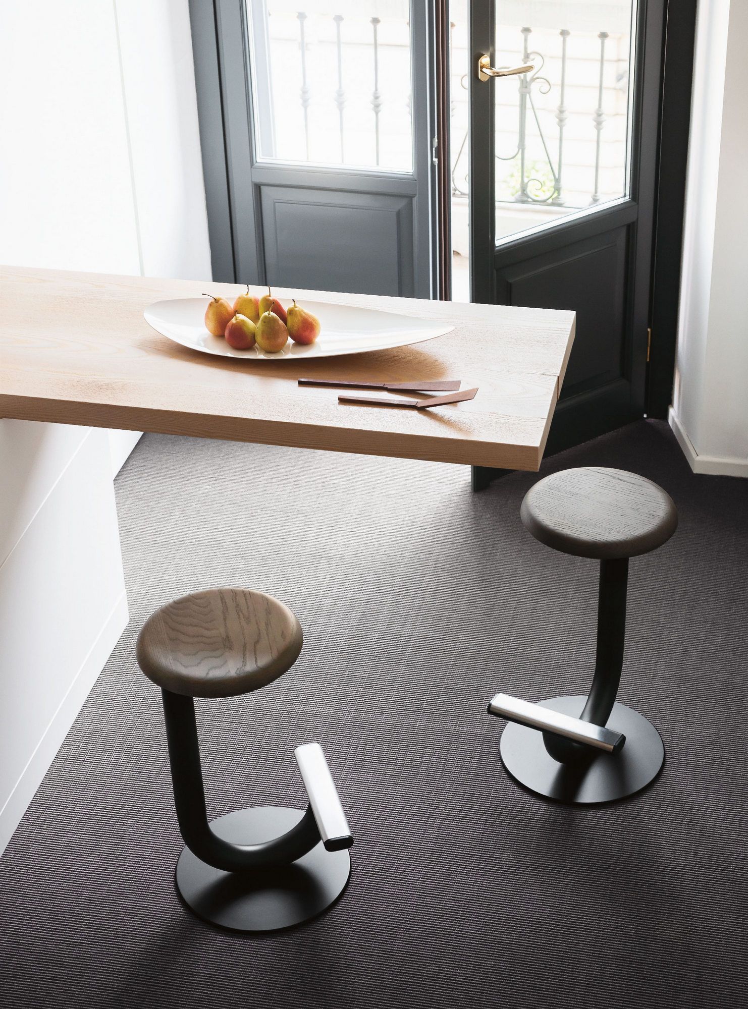 Высокий стул с подставкой для ног Desalto ARCH-00120513 - Вид №7