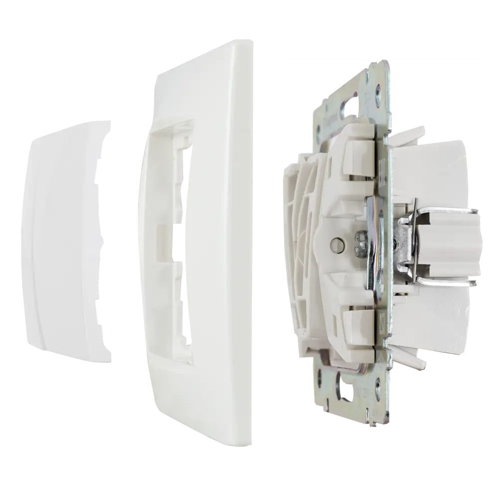 Выключатель двухклавишный Legrand Valena Classic белый для скрытого монтажа 10320403 STLM-1102316 - Вид №5