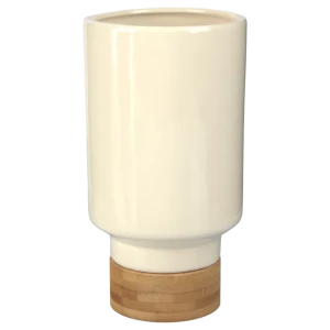 Ваза Eglo VCR-0111 керамика белая 17 см 89378002 STLM-2155432