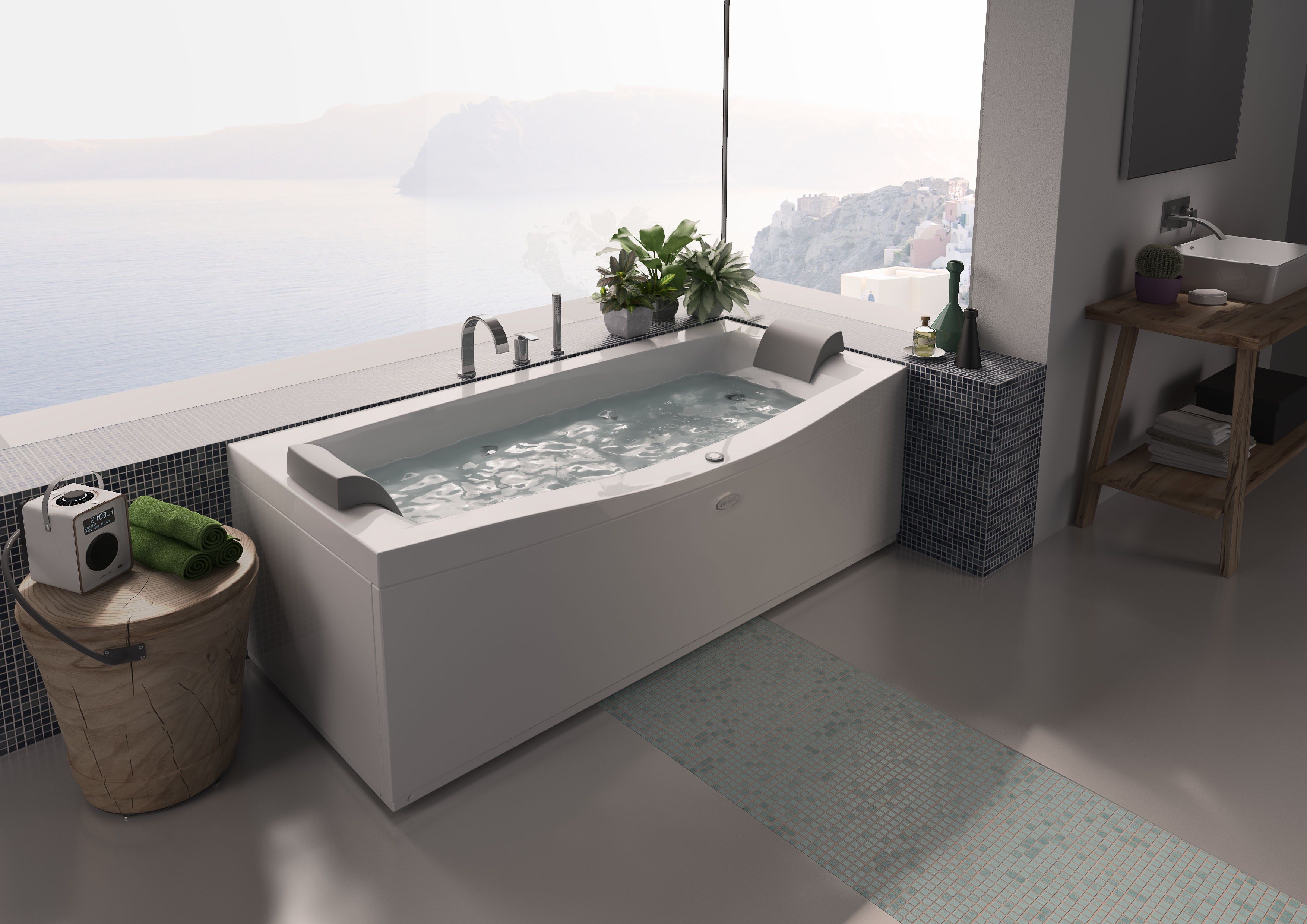 2-местная прямоугольная ванна с гидромассажем Jacuzzi® J-Quiet™ ARCH-00076770 - Вид №1