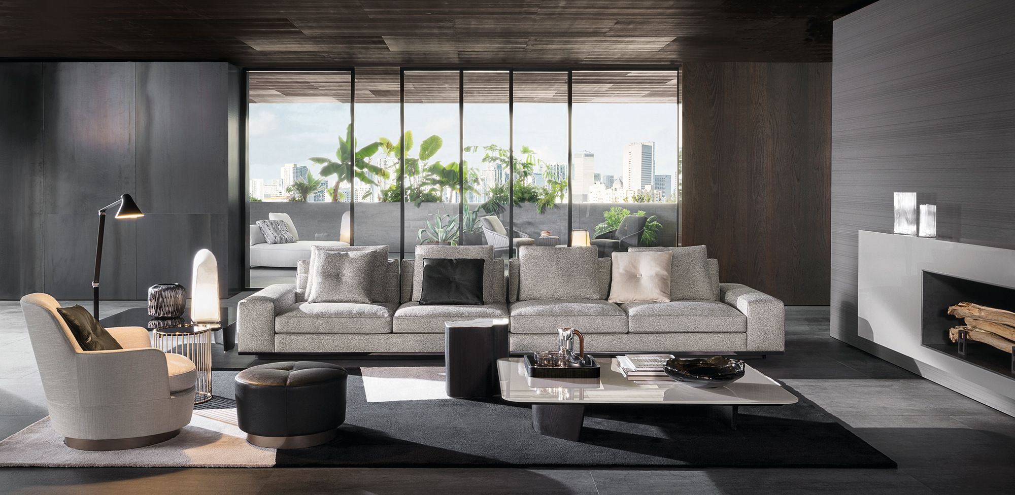 Модульный тканевый диван Minotti ARCH-00049247 - Вид №3