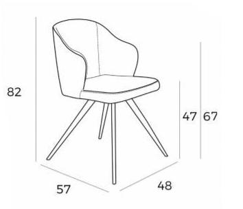 Angel Cerdá Стул из ткани с подлокотниками New chair 4056 f3208 Angel Cerda - Вид №6