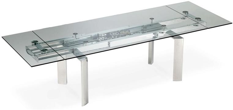 Roche Bobois Раздвижной обеденный стол из алюминия и стекла Les contemporains sun-id-1466045 - Вид №1