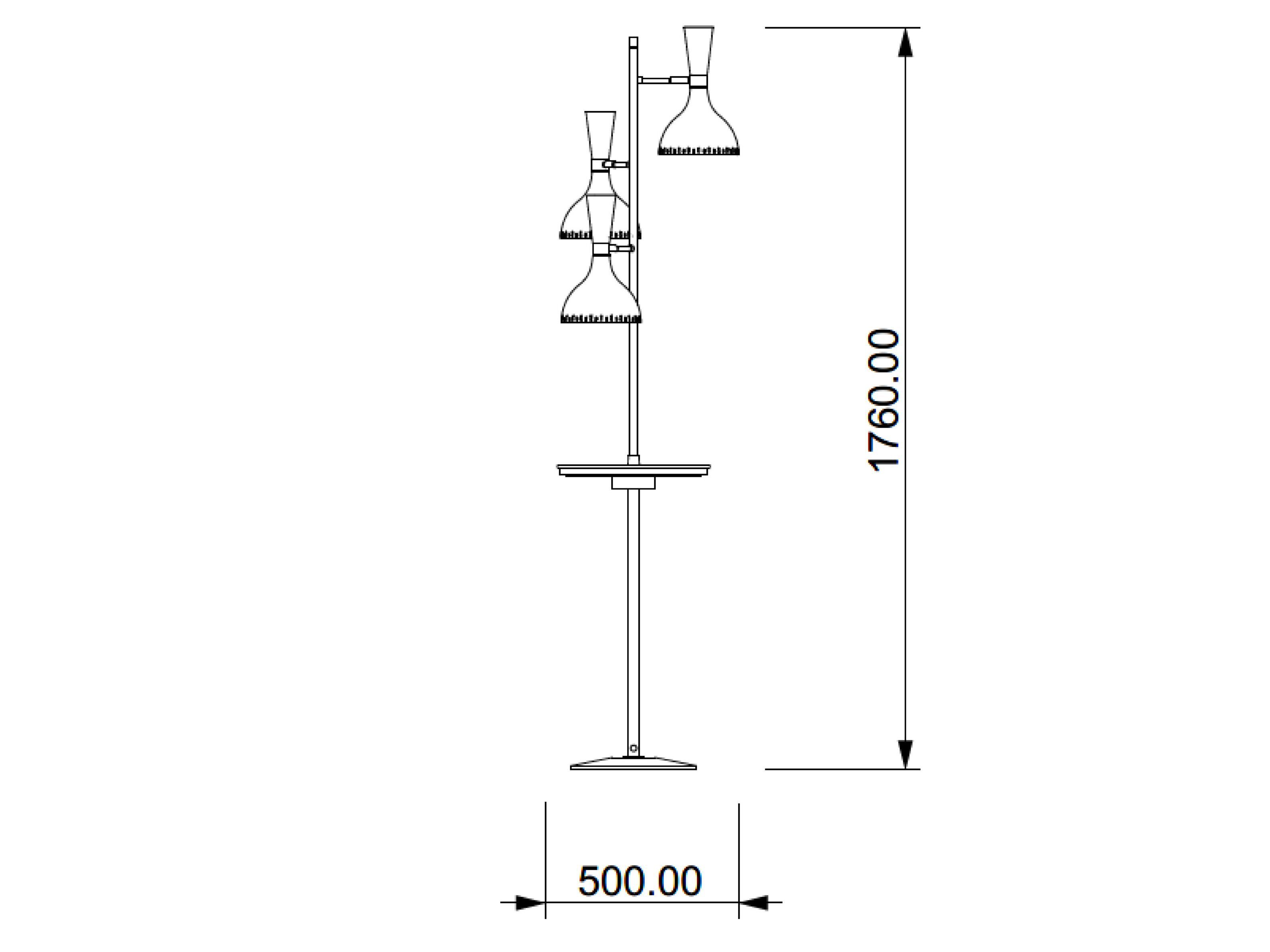 Металлический светодиодный торшер Lampex Italiana Bell ARCH-00131827 - Вид №2