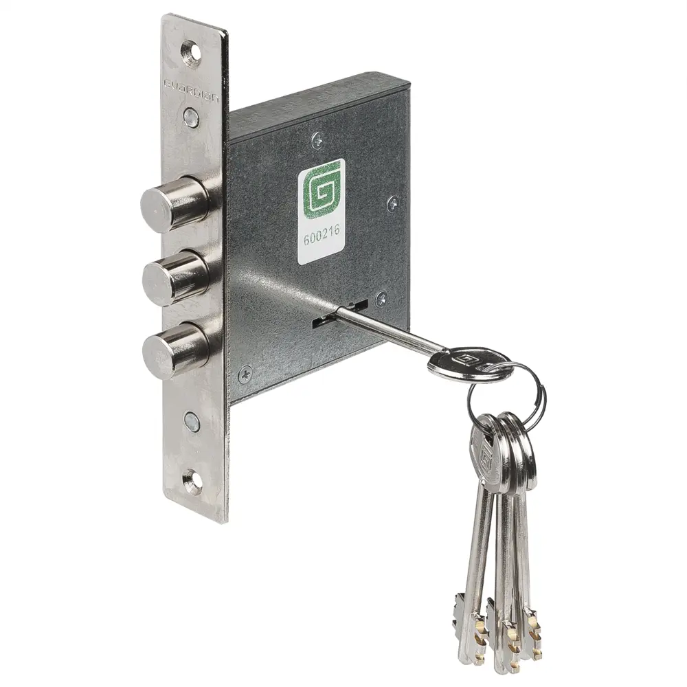 ГАРДИАН-1001: Врезной сувальдный замок с защитой от взлома 16112293 STLM-0006560