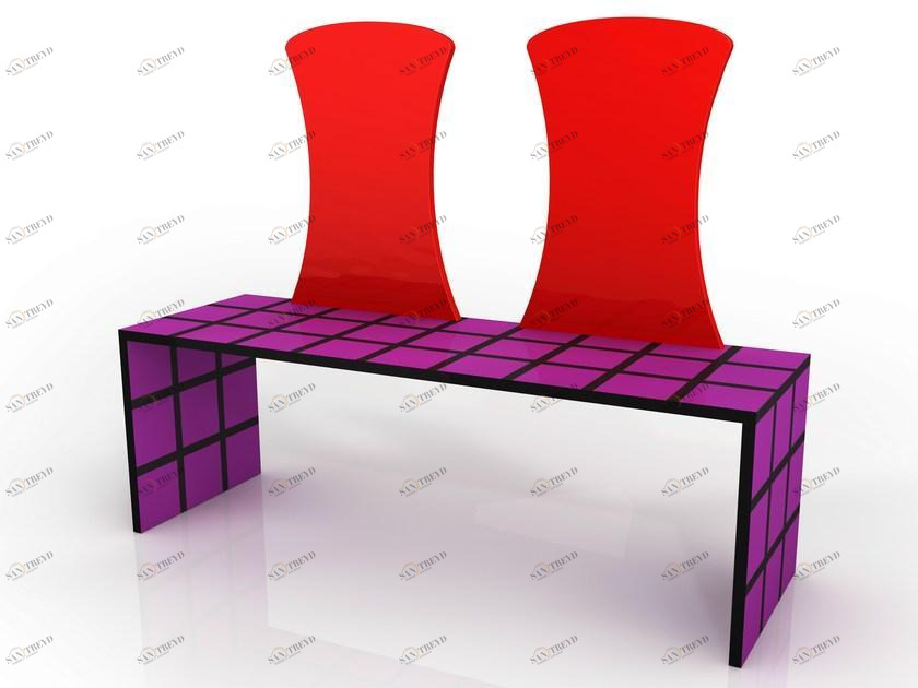 altreforme Скамья из алюминия Festa mobile, parigi anni venti sun-id-1411431