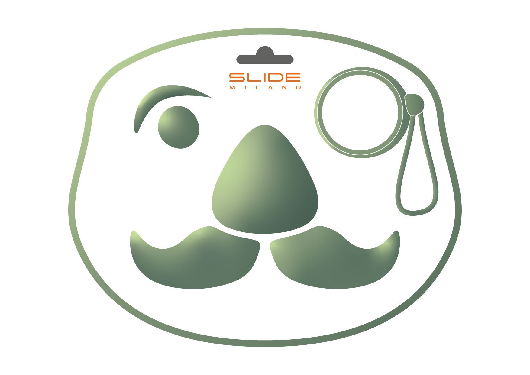 Настенная вешалка из смолы SLIDE BAFFO ARCH-00061270 - Вид №9