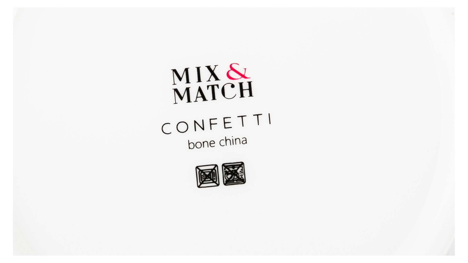 10658028 Mix&Match Сервиз чайно-столовый Mix&Match Конфетти на 4 персоны 16 предметов, фарфор Фарфор костяной  - Вид №6