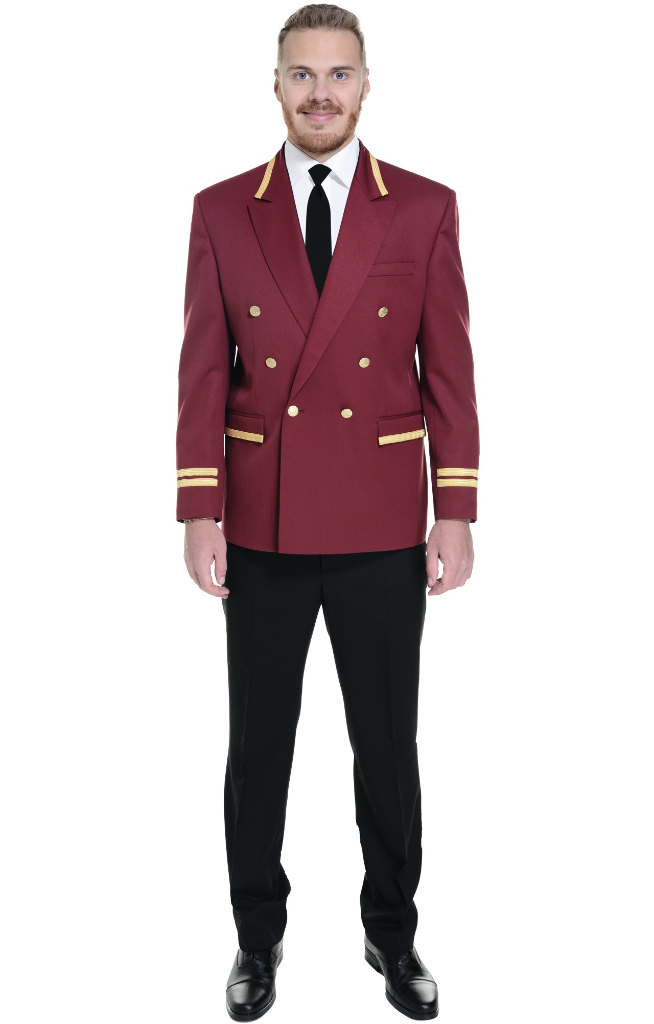 69800 Пиджак двубортный  Швейцар bordeaux El-Risto  Бренд "El-Risto" (Эль Ристо), каталог товаров размер 56/182  - Вид №3