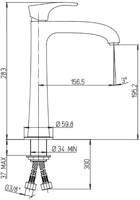 Paini Lady 89YO579 смеситель для кухни - Вид №1