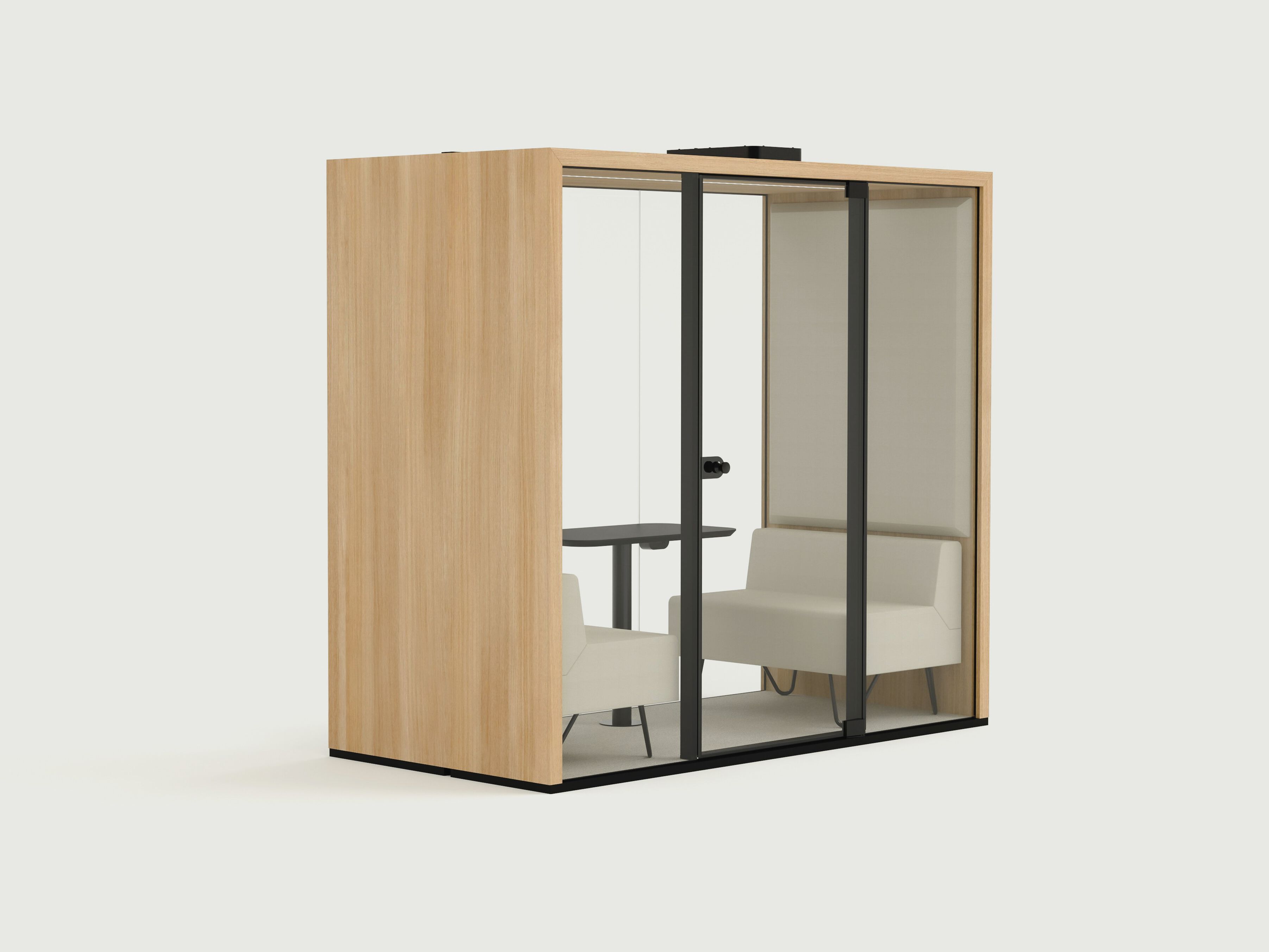 Многосторонняя акустическая офисная кабина со встроенным освещением Taiga Concept Lohko Box ARCH-00085713 - Вид №1