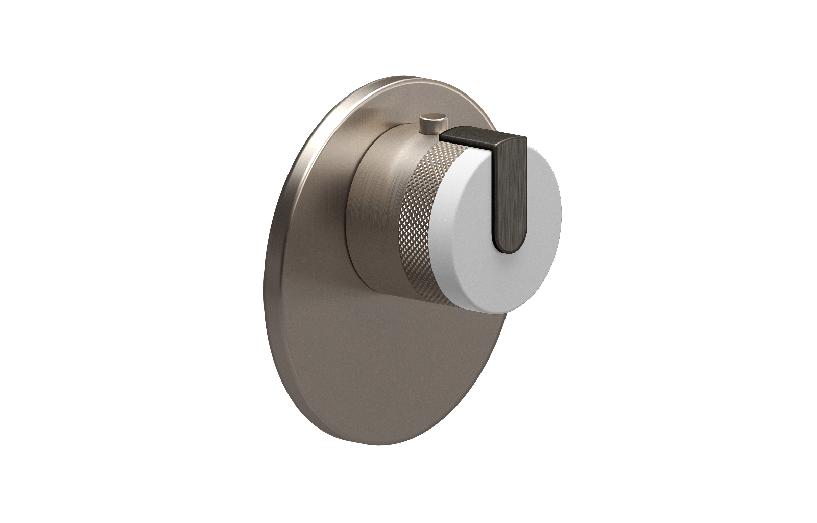 E-8027-R1WTE-L1BOX-BNi-T Термостатический переключатель 3/4-Внешняя часть GRAFF MOD+